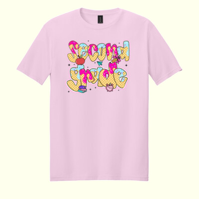 Second Grade Ice Cream 89-008 - Adult Softstyle ® T Shirt Thumbnail