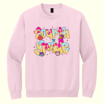 Fourth Grade Ice Cream 89-009 - Heavy Blend Crewneck Sweatshirt Thumbnail