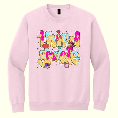 Third Grade Ice Cream 89-010 - Heavy Blend Crewneck Sweatshirt Thumbnail