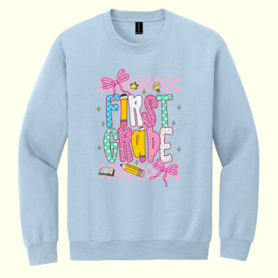 First Grade Coquette 89-013 - Heavy Blend Crewneck Sweatshirt Thumbnail