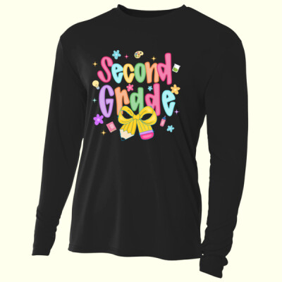 Second Grade Bow 89-014 - Adult Cooling Performance Long Sleeve Tee Thumbnail