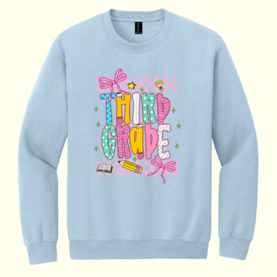 Third Grade Coquette 89-016 - Heavy Blend Crewneck Sweatshirt Thumbnail