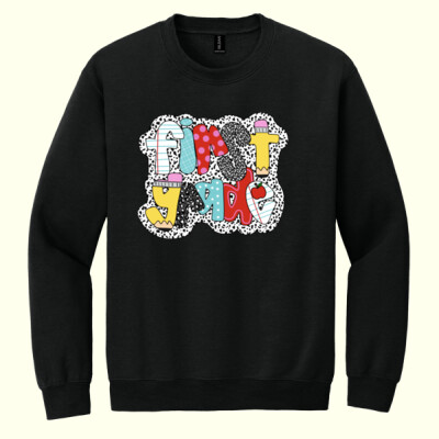 First Grade Polka Dots 89-018 - Heavy Blend Crewneck Sweatshirt Thumbnail