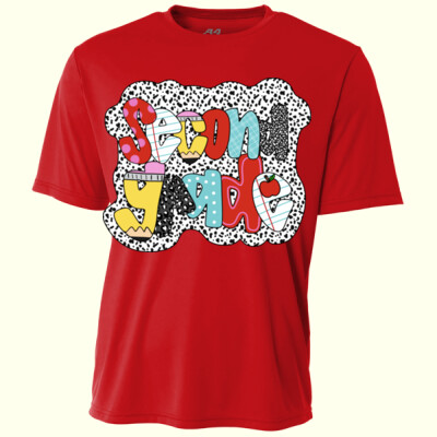 Second Grade Polka Dots 89-019 - Youth Cooling Performance Short Sleeve Tee Thumbnail