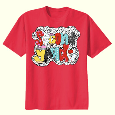 Second Grade Polka Dots 89-019 - Youth Heavy Cotton 100% Cotton T Shirt Thumbnail