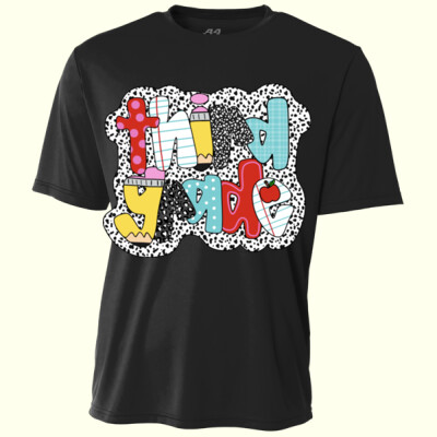Third Grade Polka Dots 89-020 - Youth Cooling Performance Short Sleeve Tee Thumbnail