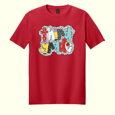 Third Grade Polka Dots 89-020 - Adult Softstyle ® T Shirt Thumbnail
