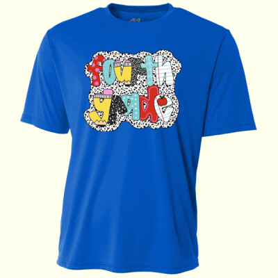 Fourth Grade Polka Dots 89-021 - Adult Cooling Performance Short Sleeve Tee Thumbnail