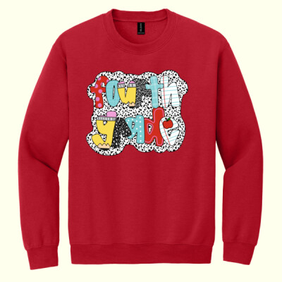 Fourth Grade Polka Dots 89-021 - Heavy Blend Crewneck Sweatshirt Thumbnail