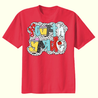 Fourth Grade Polka Dots 89-021 - Youth Heavy Cotton 100% Cotton T Shirt Thumbnail