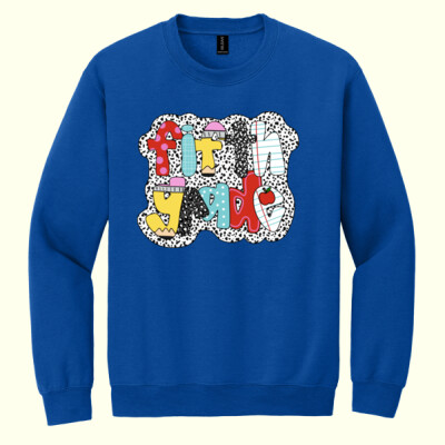 Fifth Grade Polka Dots 89-022 - Heavy Blend Crewneck Sweatshirt Thumbnail
