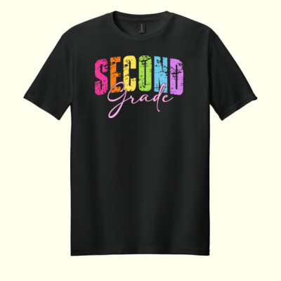 Second Grade Letters 89-024 - Adult Softstyle ® T Shirt Thumbnail