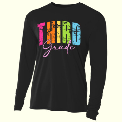 Third Grade Letters 89-025 - Adult Cooling Performance Long Sleeve Tee Thumbnail