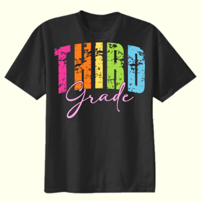 Third Grade Letters 89-025 - Youth Heavy Cotton 100% Cotton T Shirt Thumbnail