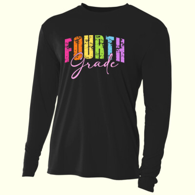 Fourth Grade Letters 89-026 - Adult Cooling Performance Long Sleeve Tee Thumbnail