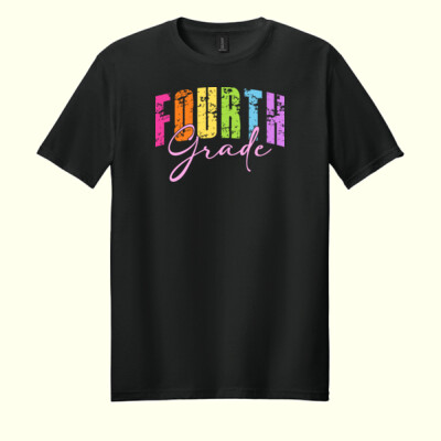 Fourth Grade Letters 89-026 - Adult Softstyle ® T Shirt Thumbnail