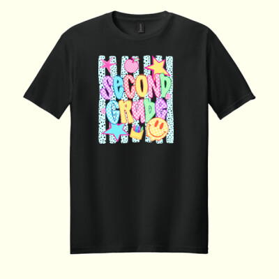 Second Grade Preppy 89-035 - Adult Softstyle ® T Shirt Thumbnail