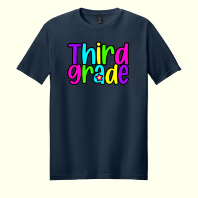 Third Grade Bright 89-036 - Adult Softstyle ® T Shirt Thumbnail