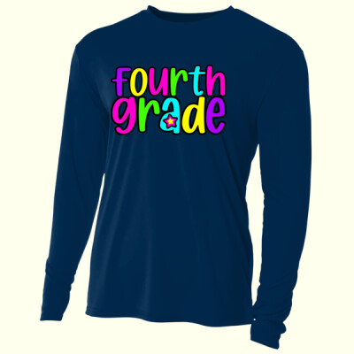 Fourth Grade Bright Colors 89-038 - Adult Cooling Performance Long Sleeve Tee Thumbnail