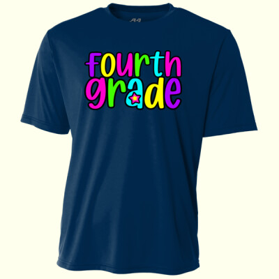 Fourth Grade Bright Colors 89-038 - Adult Cooling Performance Short Sleeve Tee Thumbnail