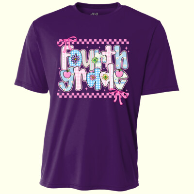 Fourth Grade Coquette Checkered 89-041 - Adult Cooling Performance Short Sleeve Tee Thumbnail