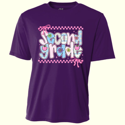 Second Grade Coquette Checkered 89-042 - Adult Cooling Performance Short Sleeve Tee Thumbnail