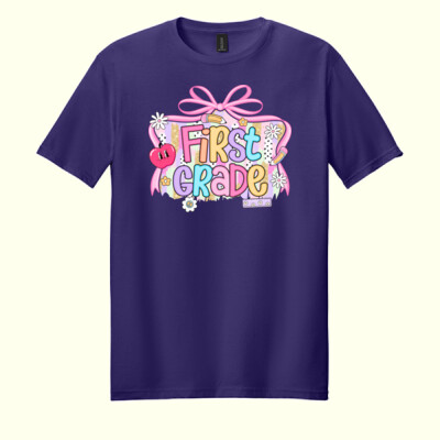 First Grade Coquette Apple 89-045 - Adult Softstyle ® T Shirt Thumbnail