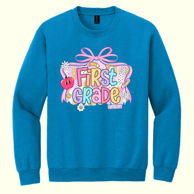 First Grade Coquette Apple 89-045 - Heavy Blend Crewneck Sweatshirt Thumbnail