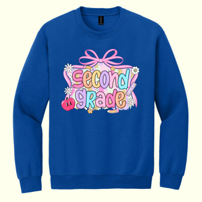 Second Grade Coquette Apple 89-046 - Heavy Blend Crewneck Sweatshirt Thumbnail