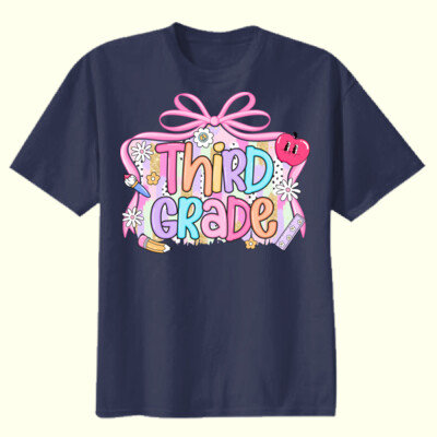 Third Grade Coquette Apple 89-047 - Youth Heavy Cotton 100% Cotton T Shirt Thumbnail