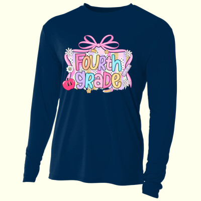 Fourth Grade Coquette Apple 89-048 - Adult Cooling Performance Long Sleeve Tee Thumbnail