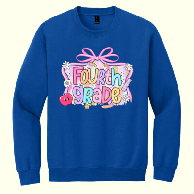 Fourth Grade Coquette Apple 89-048 - Heavy Blend Crewneck Sweatshirt Thumbnail