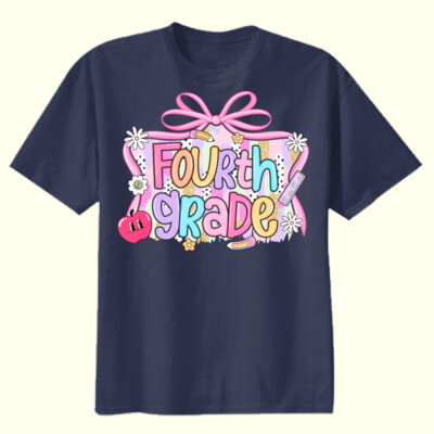 Fourth Grade Coquette Apple 89-048 - Youth Heavy Cotton 100% Cotton T Shirt Thumbnail