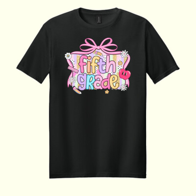Fifth Grade Coquette Apple 89-049 - Adult Softstyle ® T Shirt Thumbnail