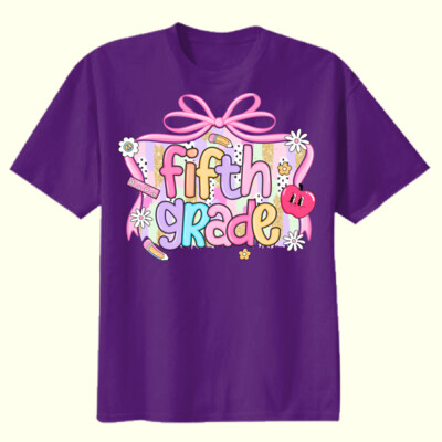 Fifth Grade Coquette Apple 89-049 - Youth Heavy Cotton 100% Cotton T Shirt Thumbnail
