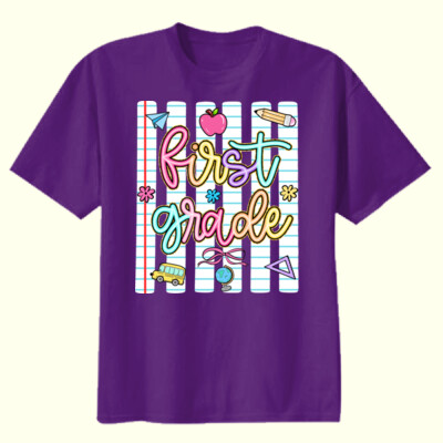 First Grade Paper 89-050 - Youth Heavy Cotton 100% Cotton T Shirt Thumbnail