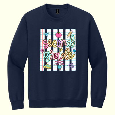 Second Grade Paper 89-051 - Heavy Blend Crewneck Sweatshirt Thumbnail