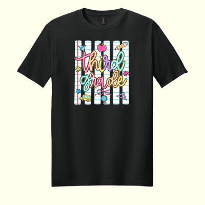 Third Grade Paper 89-052 - Adult Softstyle ® T Shirt Thumbnail