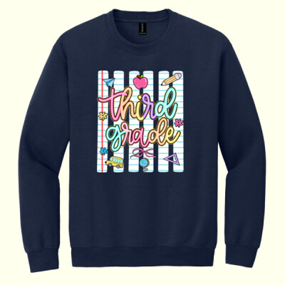 Third Grade Paper 89-052 - Heavy Blend Crewneck Sweatshirt Thumbnail
