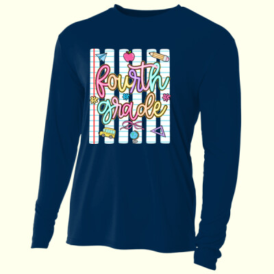 Fourth Grade Paper 89-053 - Adult Cooling Performance Long Sleeve Tee Thumbnail