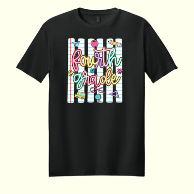 Fourth Grade Paper 89-053 - Adult Softstyle ® T Shirt Thumbnail