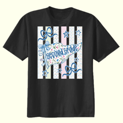 Second Grade Pennant 89-055 - Youth Heavy Cotton 100% Cotton T Shirt Thumbnail
