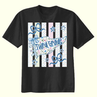 Third Grade Pennant 89-056 - Youth Heavy Cotton 100% Cotton T Shirt Thumbnail