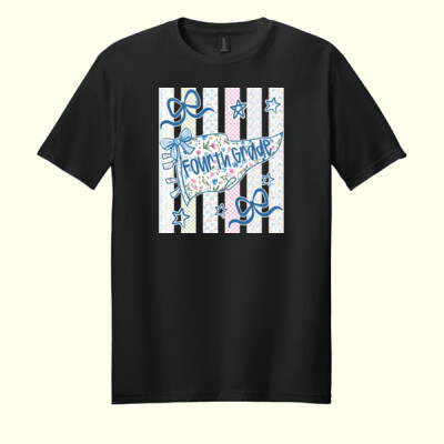 Fourth Grade Pennant 89-057 - Adult Softstyle ® T Shirt Thumbnail