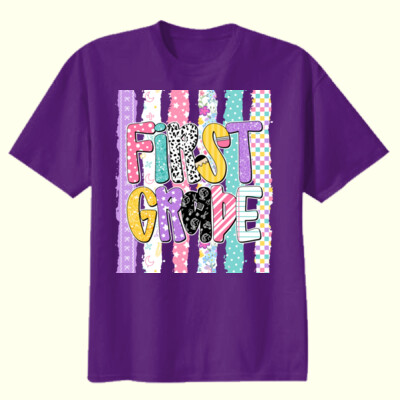First Grade Preppy 89-062 - Youth Heavy Cotton 100% Cotton T Shirt Thumbnail