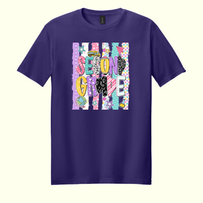 Second Grade Preppy 89-063 - Adult Softstyle ® T Shirt Thumbnail