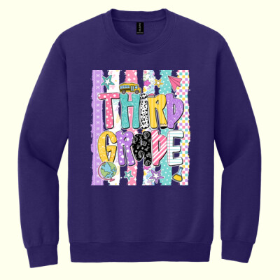 Third Grade Preppy 89-064 - Heavy Blend Crewneck Sweatshirt Thumbnail