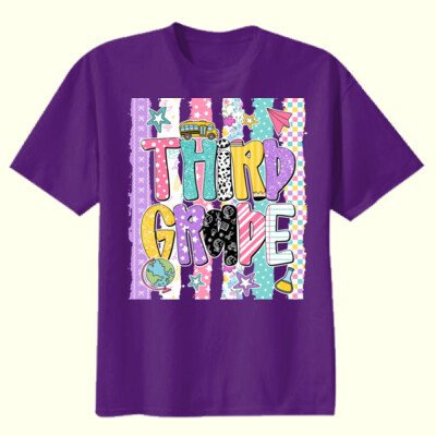 Third Grade Preppy 89-064 - Youth Heavy Cotton 100% Cotton T Shirt Thumbnail