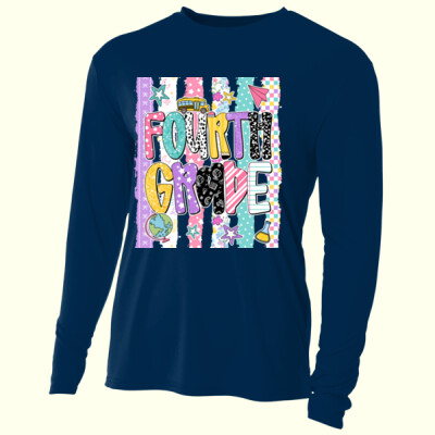 Fourth Grade Preppy 89-065 - Adult Cooling Performance Long Sleeve Tee Thumbnail