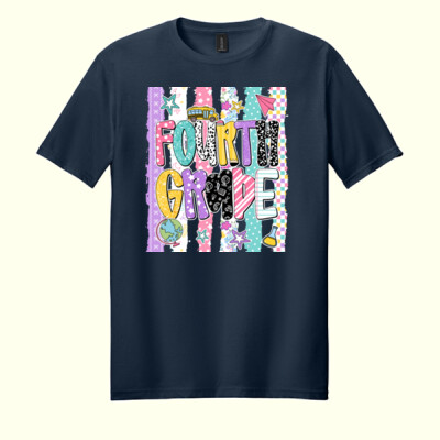 Fourth Grade Preppy 89-065 - Adult Softstyle ® T Shirt Thumbnail